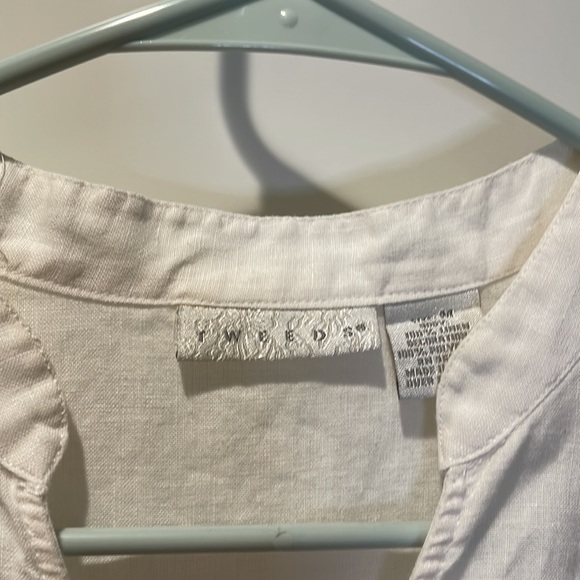 TWEEDS Linen Blouse. - Picture 2 of 6